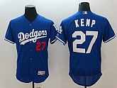 Dodgers 27 Matt Kemp Royal Flexbase Stitched Baseball Jerseys